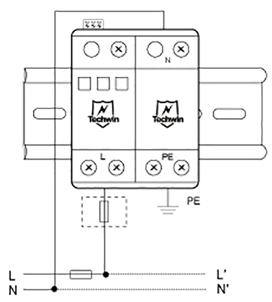 M80B1+N接线示意图